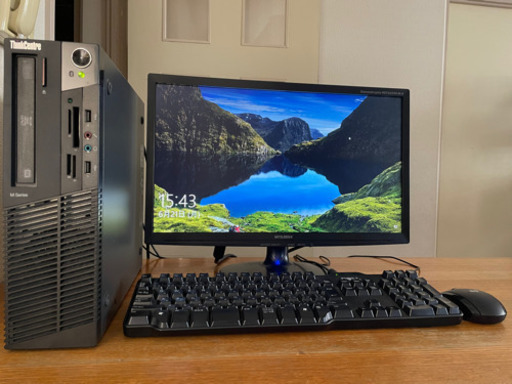 intel入ってる♪Core i5搭載Lenovoパソコン一式！ディスプレイ、キーボードなども