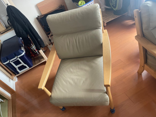本革ソファセット(1人掛け用×2、2人掛け用×1)
