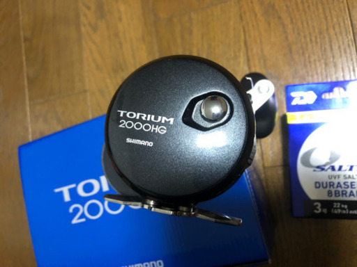 シマノ　トリウム2000HG  PEライン3号300m巻き済み