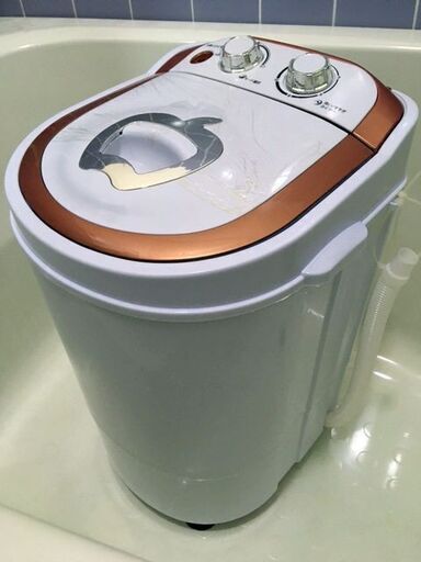 超小型 洗濯機  洗濯容量2kgまで／すすぎ・脱水1kgまで
