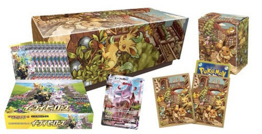 最終値下げ！　シュリンク付き　ポケモンカード　ソード＆シールド強化拡張パックイーブイヒーローズイーブイズセット