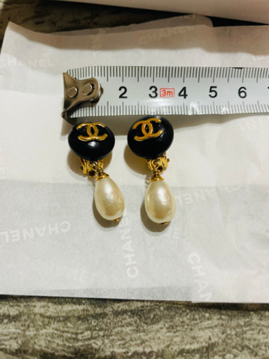 超レア　シャネルヴィンテージ　96Aパールイヤリング