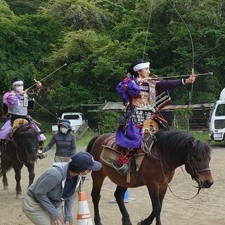 大鎧で流鏑馬スクール＠紅葉台木曽馬牧場 - イベント