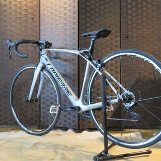 ■LAPIERRE XELIUS SL500 ラピエール ゼリウス 22速 シルバー カーボン シマノ 105 タイヤバリ山! ロードバイク 自転車 札幌発の画像