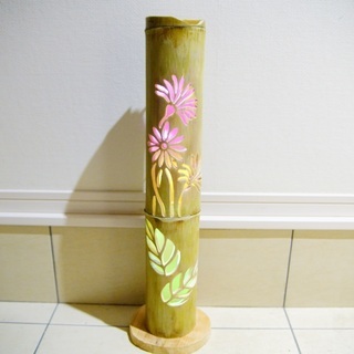 竹ランプ　〜〜貴方の側の花〜〜   幻想の灯り　の画像