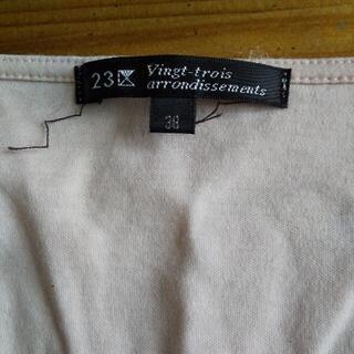 【値下げ！】23区 七分袖カットソー Mの画像