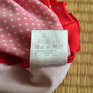 女の子🌱水着（赤）70・80・90サイズの画像