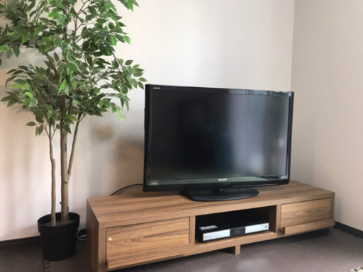 シャープアクオス40インチ３点セット