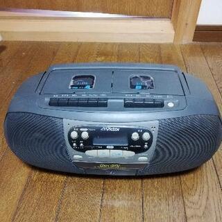 ジャンク品 CD、カセットプレイヤー