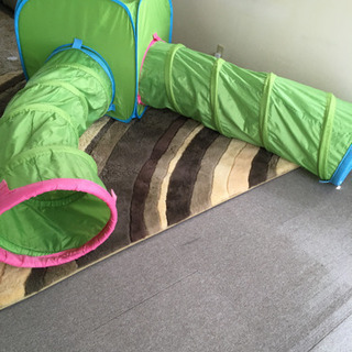 IKEAイケア BUSA 子供用 テント&プレイトンネル 3点セットの画像