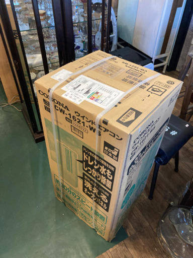 【決定しました】CORONA コロナ 窓用エアコン CW-1621-WS 2021年製