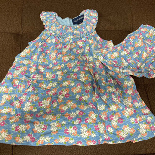 【値下げ】4枚セット　ラルフワンピ80サイズの画像