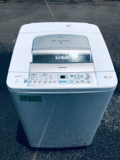①‼️9.0kg‼️1531番 HITACHI✨日立全自動電気洗濯機✨BW-9PV‼️