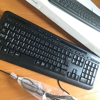 マイクロソフト キーボード 有線/USB接続/防滴 Wired ...