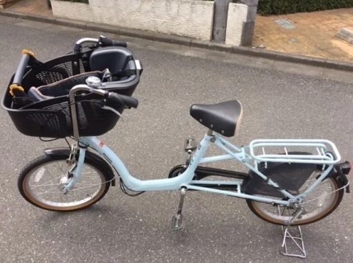 マルイシ　丸石ふらっかーずシュシュ　内装3段階変速　オートライト子供乗せ自転車