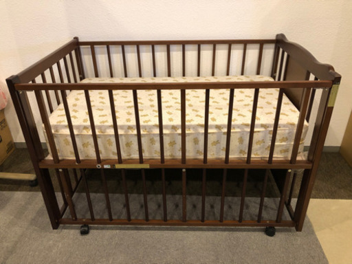 KANETOMO ベビーベッド　グッディーベア 管RKJ0239　　2021/8/9値下げ致しました。