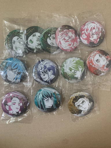 鬼滅の刃 売れ筋 缶バッジ 12個セット 鬼滅の刃 柱展