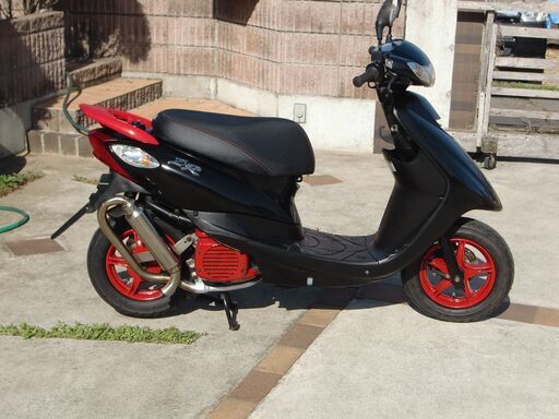 ☆☆YAMAHA!(^^)!ジョグZR(39J)水冷4サイクルE/G☆良好☆カスタム/社外ステン加工マフラー☆☆