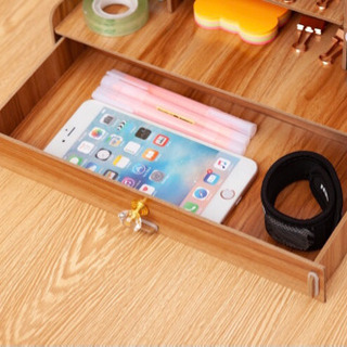 C02N型　机上水彩ペンなどの収納 木製 ペン立て 卓上化粧小物収納棚の画像