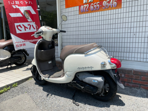 ★整備済み！自賠責付き！１０万円！ジョルノ　インジェクションモデル！バッテリー新品！人気の白！セル1 実働車★ホンダ　AF70