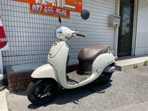 ★整備済み！自賠責付き！１０万円！ジョルノ　インジェクションモデル！バッテリー新品！人気の白！セル1 実働車★ホンダ　AF70