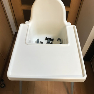 IKEA イケア ハイチェア トレイ付きの画像