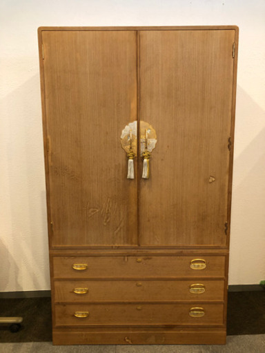 府中家具　桐タンス 管RKJ0240