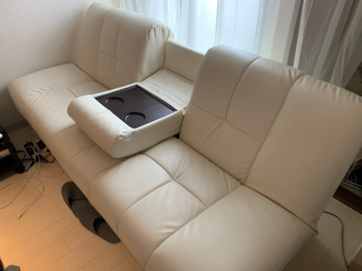 ソファーベッド、広々収納付き、肘掛け3way