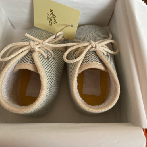 新品未使用エルメスベビーシューズ　男の子