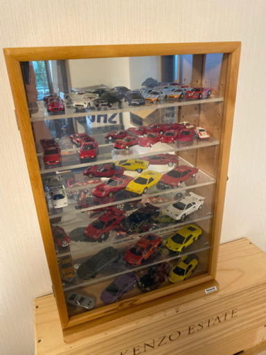 ミニカー　ミニカーディスプレイ棚　セット