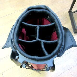 キャディバッグ ゴルフバッグ ワールドイーグル F-01α  スタンドバッグ レッド系 札幌 厚別店の画像