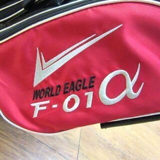 キャディバッグ ゴルフバッグ ワールドイーグル F-01α  スタンドバッグ レッド系 札幌 厚別店の画像