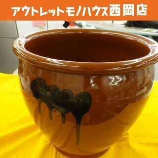 常滑焼 久松 かめ 丸壺 蓋なし ５号 9L 日本製 漬物容器 ...