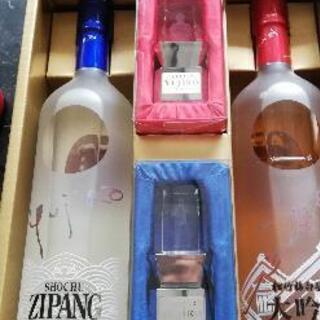 裕次郎17回忌記念品　松竹梅の酒、焼酎セット