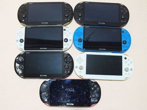 【苫小牧バナナ】部品取りに！SONY/ソニー PlayStationVita PSVita PCH-2000 7台セット ジャンク 現状渡し♪