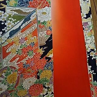 お着物　袋帯セット　正絹の画像
