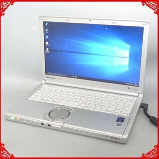 日本製 ノートパソコン 中古動作良品 12.1型 Panasonic CF-SX4EDHCS 第5世代Core i5 8GB 320G DVDRW 無線LAN Windows10 LibreOffice