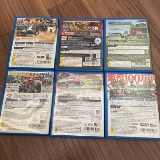 PlayStation VITA本体　ソフト6本セット