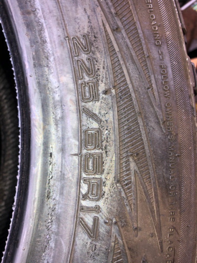 中古 マッドタイヤ 225/65R17 4本セット