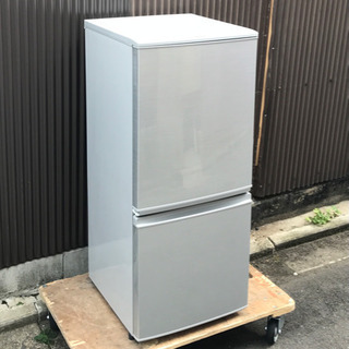 SHARP シャープ 2ドア冷蔵庫 SJ−D14B-S