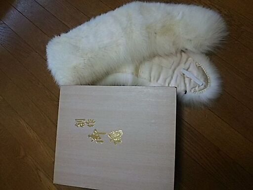 総絞りのお振袖　袋帯2点　純白のファーセット　正絹　レトロモダン