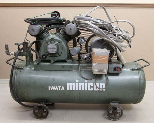 I.H.S 岩田塗装機工業工業株式会社 IWATA minicon コップレッサー CS-265 105L 200V (D4099axxY)