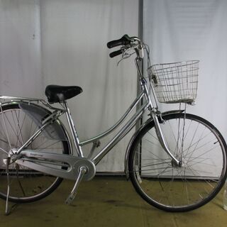 ブリヂストン タフループ シルバー☆ 中古自転車 B343【27インチ 】