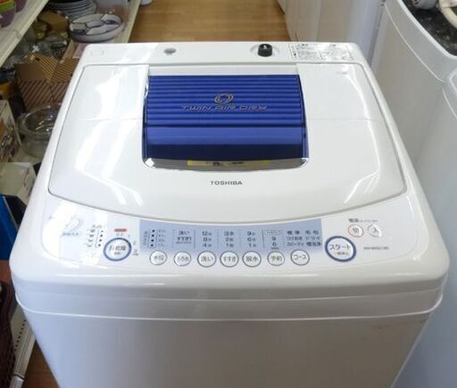 洗濯機 6.0kg 2006年製 東芝 AW-60GC ホワイト/白色 TOSHIBA 全自動電気洗濯機 幅585×奥行552×高さ928㎜ 家電 札幌市 清田区 平岡