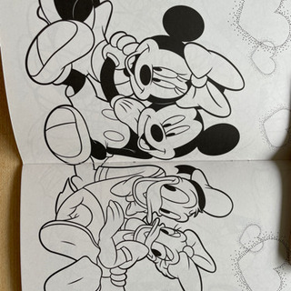 絵本とぬり絵のセット　ミッキーのまほうつかいのでし　の画像