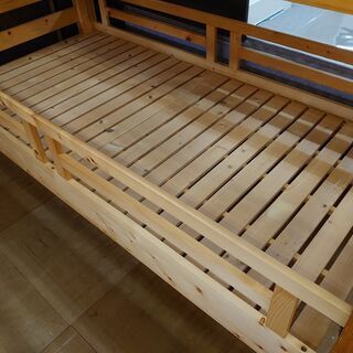 【愛品倶楽部柏店】ニトリ　木製2段ベッド　プレジャー【店舗同時販売中】の画像