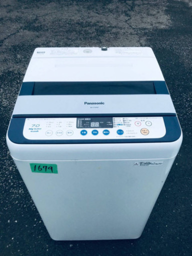 ‼️7.0kg‼️1679番 Panasonic✨全自動電気洗濯機✨NA-F70PB7‼️