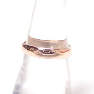 E434 K18 PG シンプルリング 2.4g 9号 指輪 リング