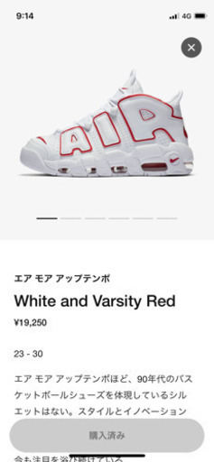 NIKE  モアテン　エアモアアップテンポ 26.0cm