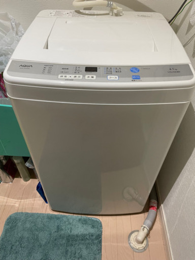 洗濯機　AQW-S45D-W 2015